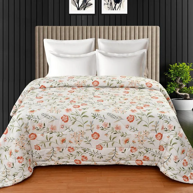 Hushed Blooms Floral Comforter - 150 GSM media 1