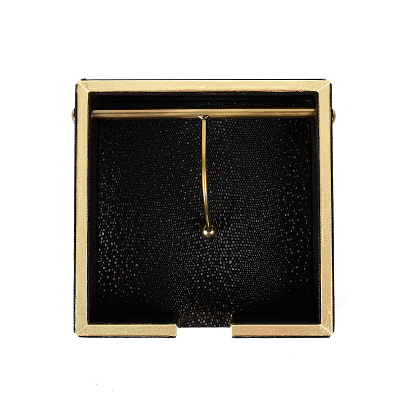Tisquo Faux Leather Tissue Holder - Black media 7
