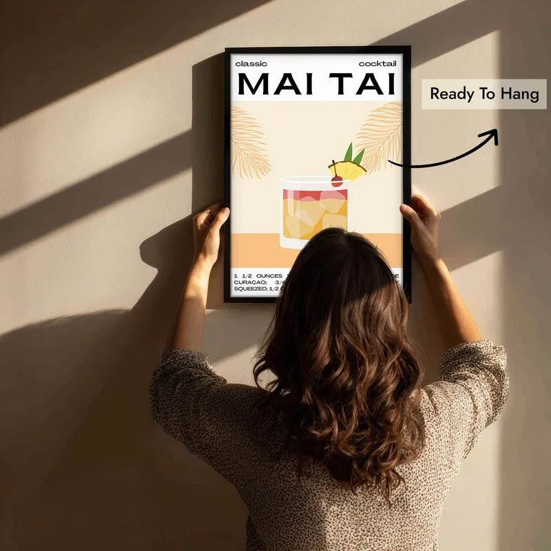 MaiTai Archival Canvas Wall Art - Black media 6