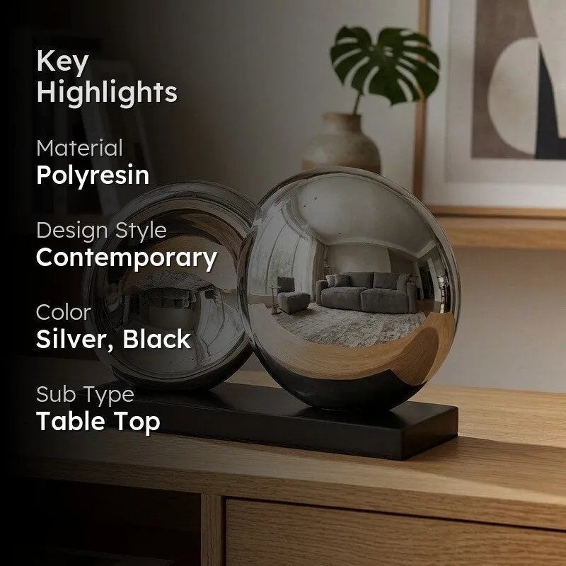 Metallis Sphere Showpiece media 2