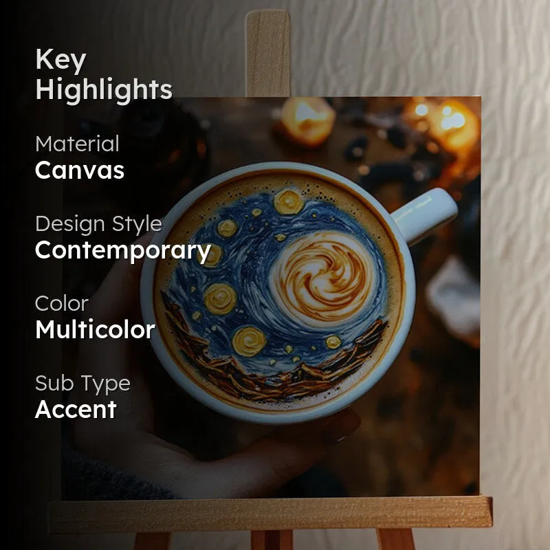 Starry Night Latte Showpiece media 2