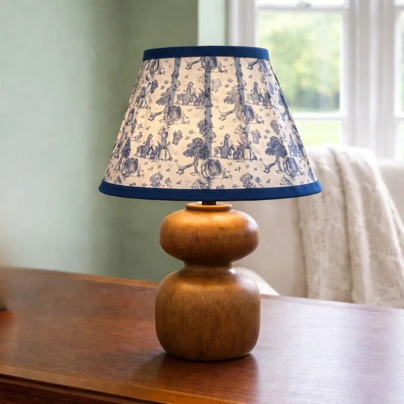 Emerson Luxe Cotton Table Lamp - Blue media 3