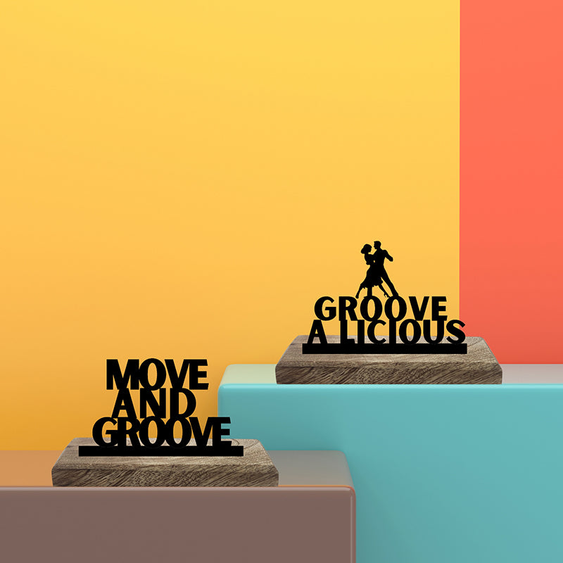 Move & Groove Showpiece - Set Of Two