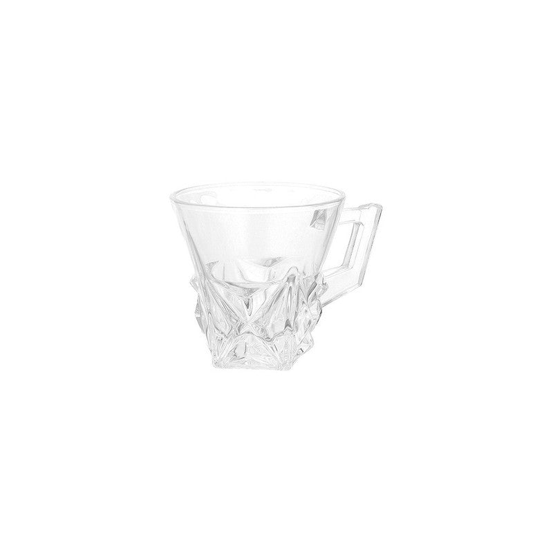Calden Glass Tea Cup (135 mL Each) - Set Of Six media 4