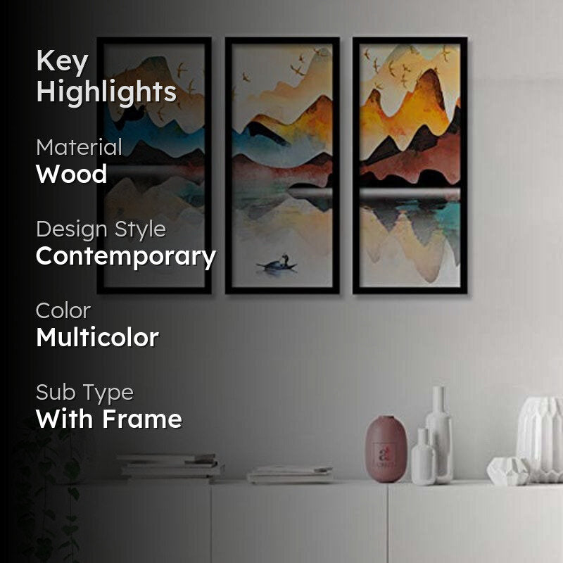 Reflection Wall Art - Set Of Three media 2