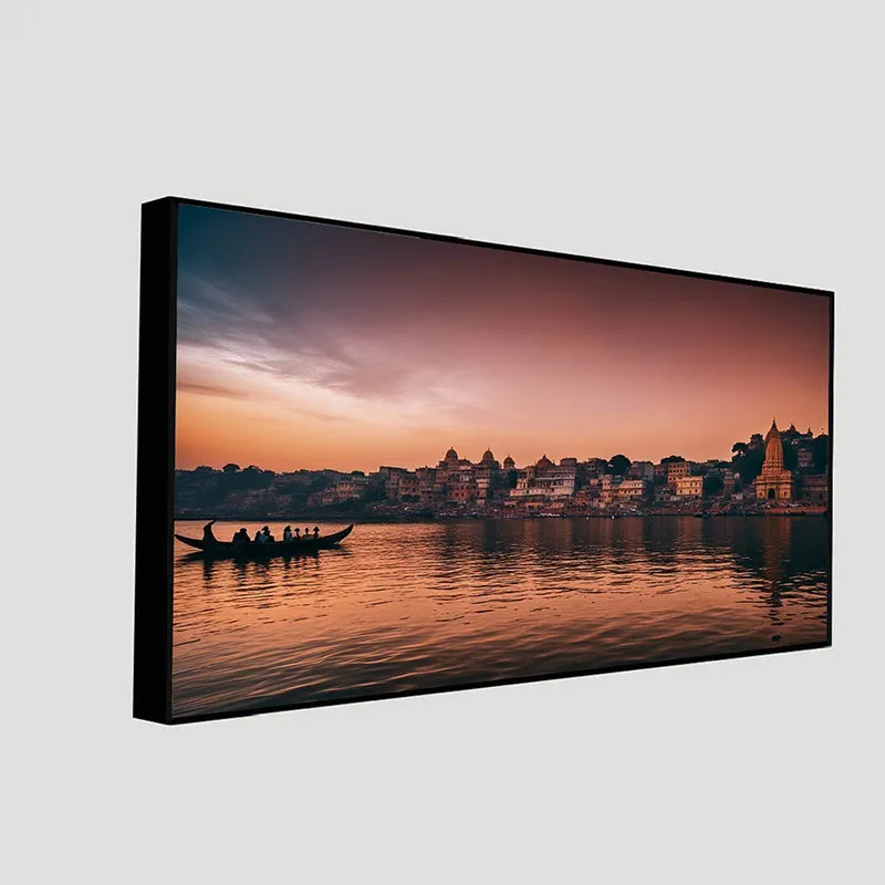 Varanasi Vista Canvas Wall Painting media 5