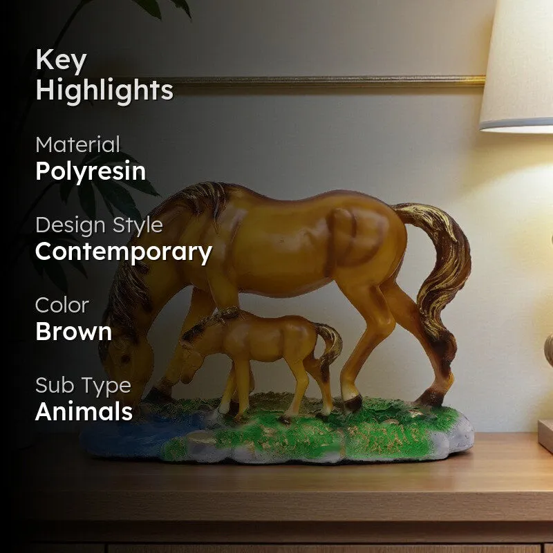 Equine Harmony Horse Polyresin Showpiece media 2