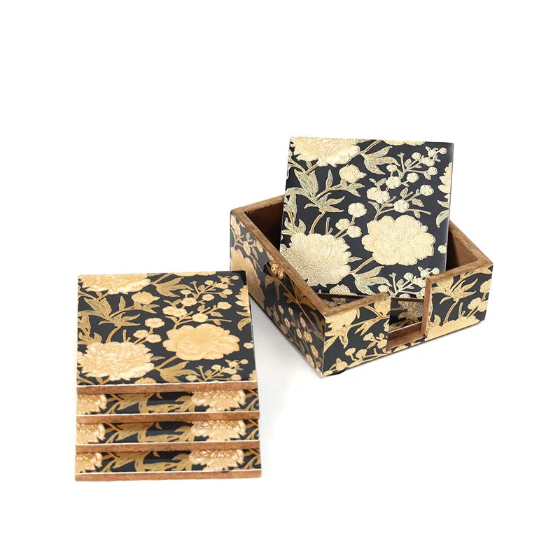 Regal Flora Coaster - Seven Piece Set media 4