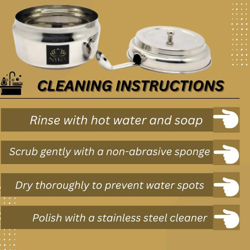 Simmer Silver Stainless Steel Containers - Set of Three media 9
