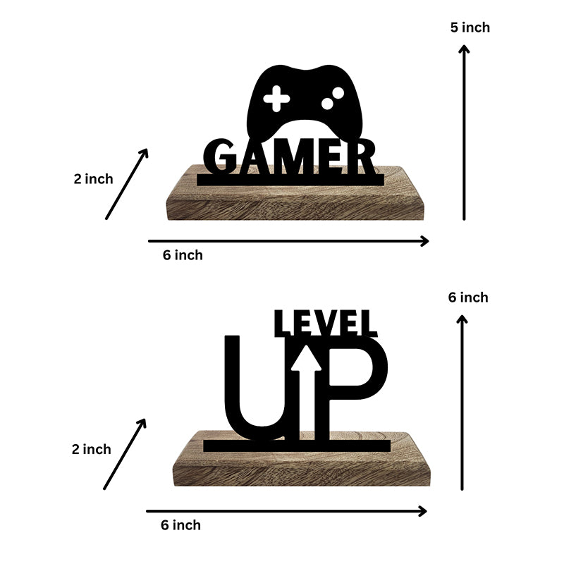 Level Up Gamer Showpiece - Set Of Two media 5