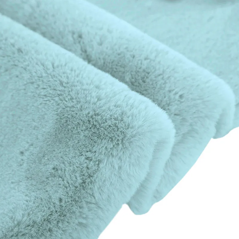 Ruffle Luxe Runner Rug - Turquoise media 3