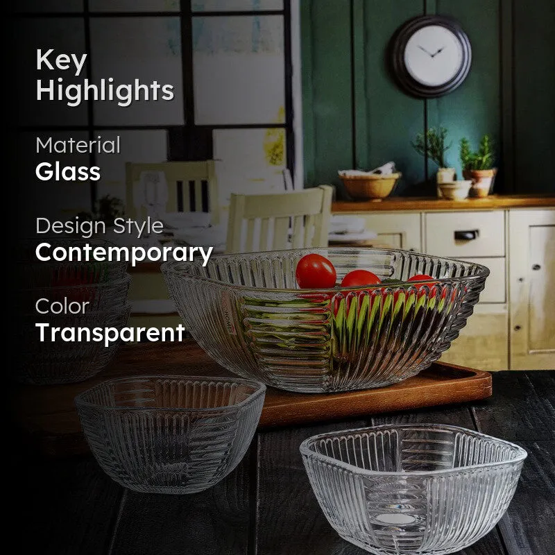 Glass Dessert Bowls - Seven Piece Set media 2