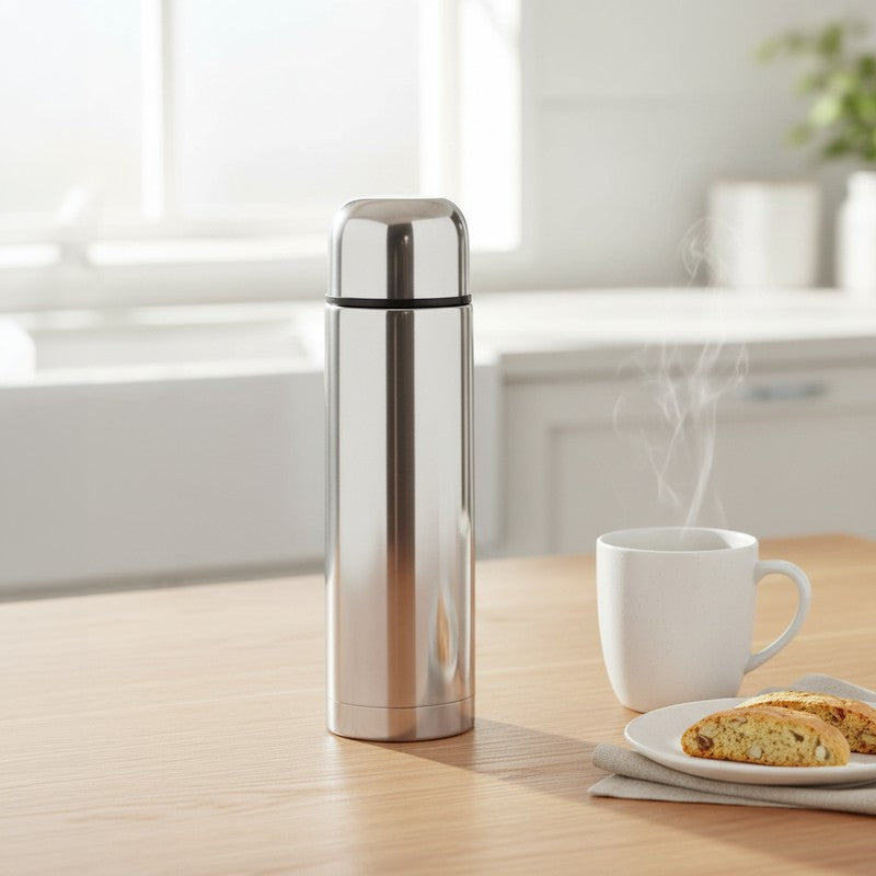 Pure Therm Steel Bottle (1000 mL) - Silver - 1000 ML