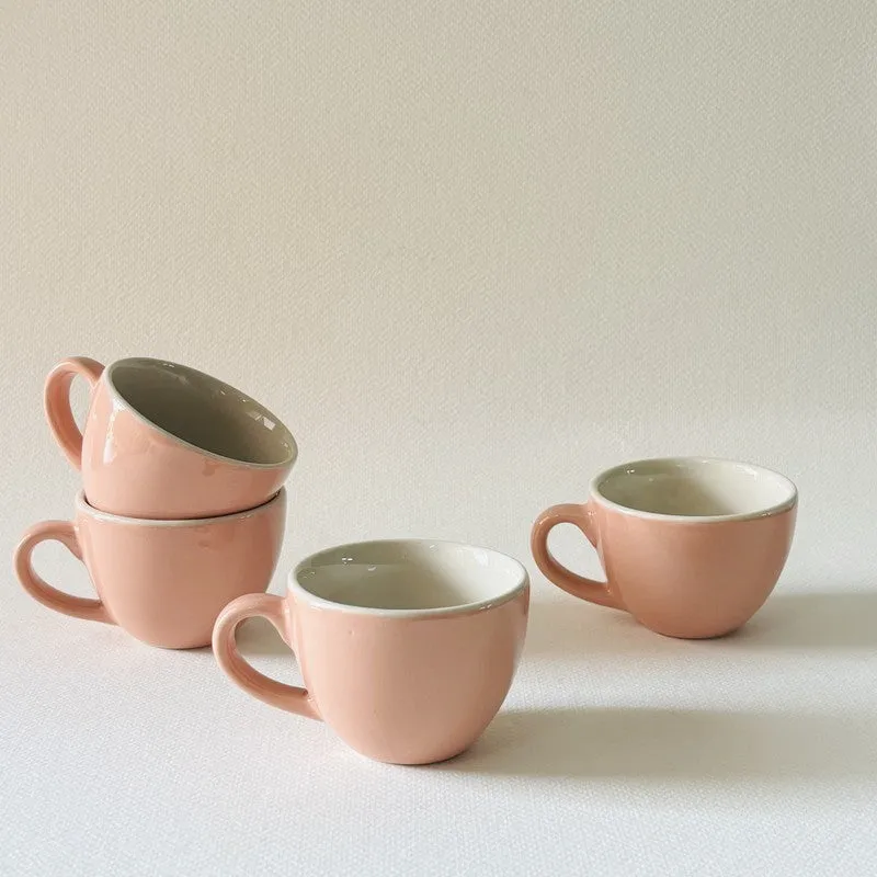 Misty Ceramic Tea Cup (80 mL Each) - Set Of Four media 5