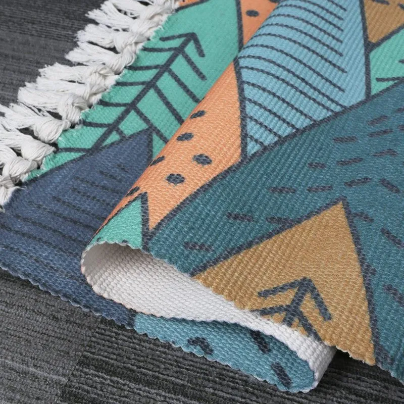 Botanical Geometric PET Runner Rug  - Set of Two media 8