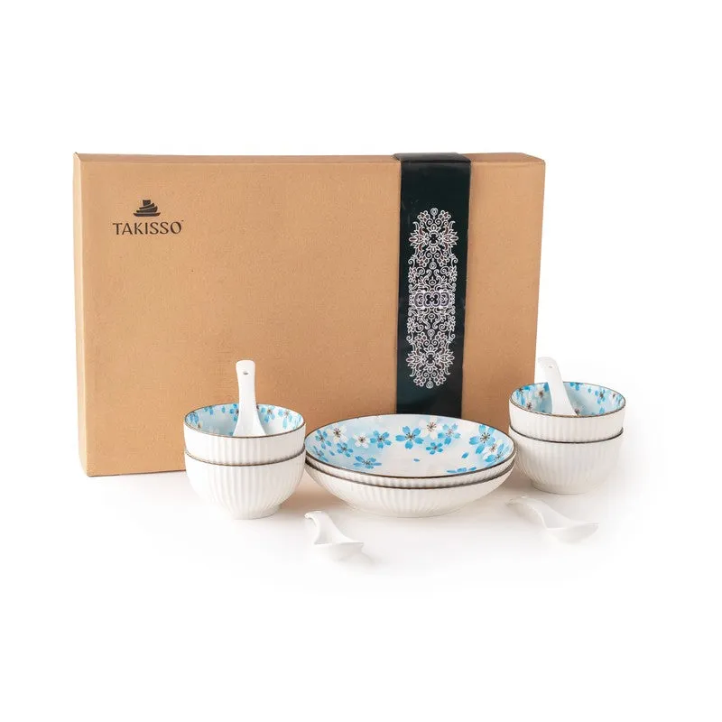 Elara Porcelain Soup Bowls - Six Piece Set - 7
