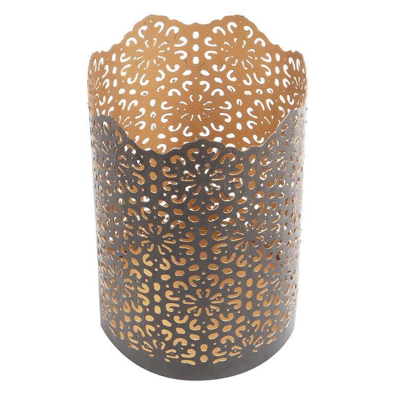 Crova Jaali Tealight Candle Holder- Set Of Three media 3