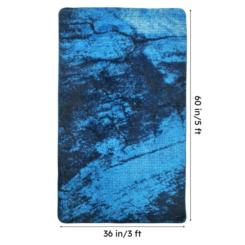Edith Abstract Micro Fiber Area Rug - Blue media 7