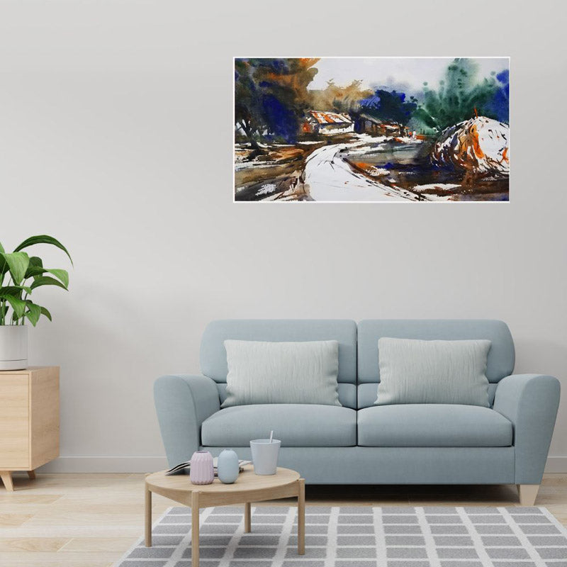 Way Home Abstract Canvas Wall Painting