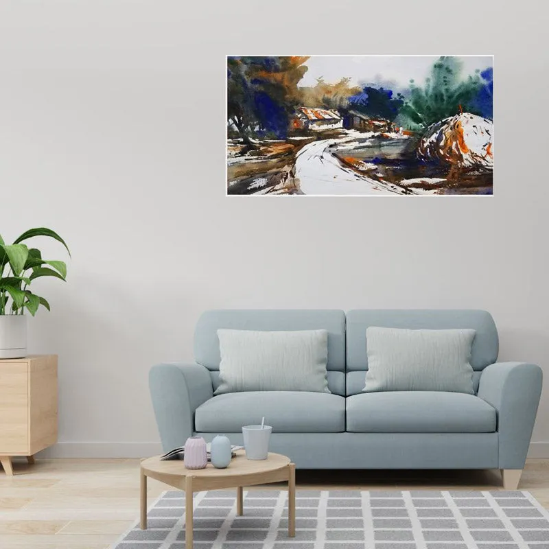 Way Home Abstract Canvas Wall Painting media 1