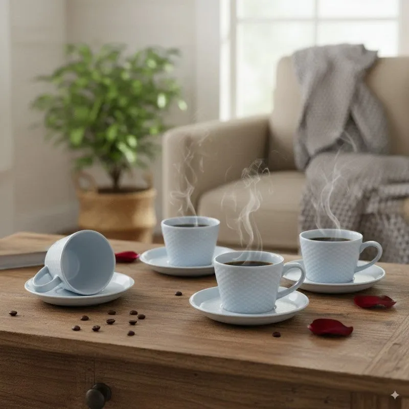 Grovia Cup & Saucer (200 mL) - Set of Four media 1