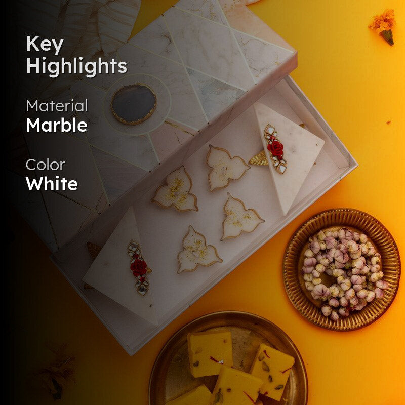 Mithuna Phool Marble Festive Gift Box media 2