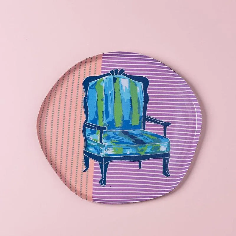 Once Upon A Seat Enamel Coated Metal Wall Plate media 3
