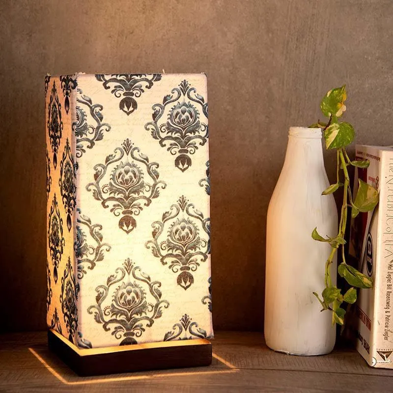 Ethereally Ethnic Fabric Table Lamp - Pink media 1