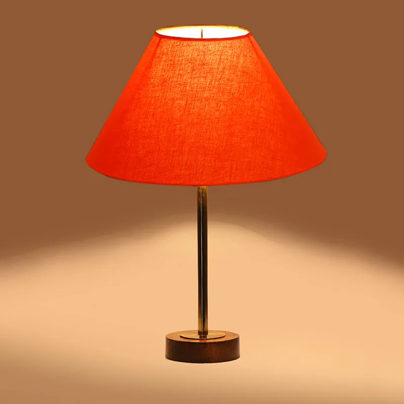 Cotin II Rodin Wooden Table Lamp - Orange,Gold,Brown media 6