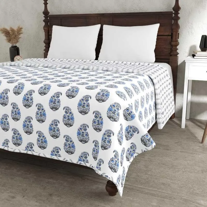 Rakshita Ethnic Printed Blue Cotton Dohar media 4