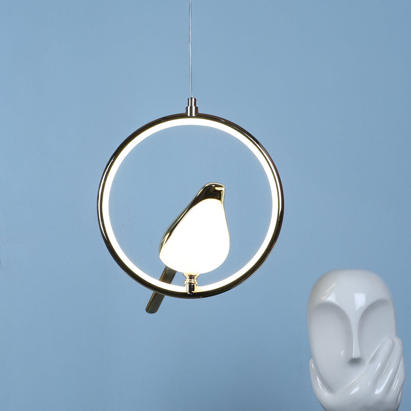 Avian Halo Iron Ceiling Lamp - Round media 4