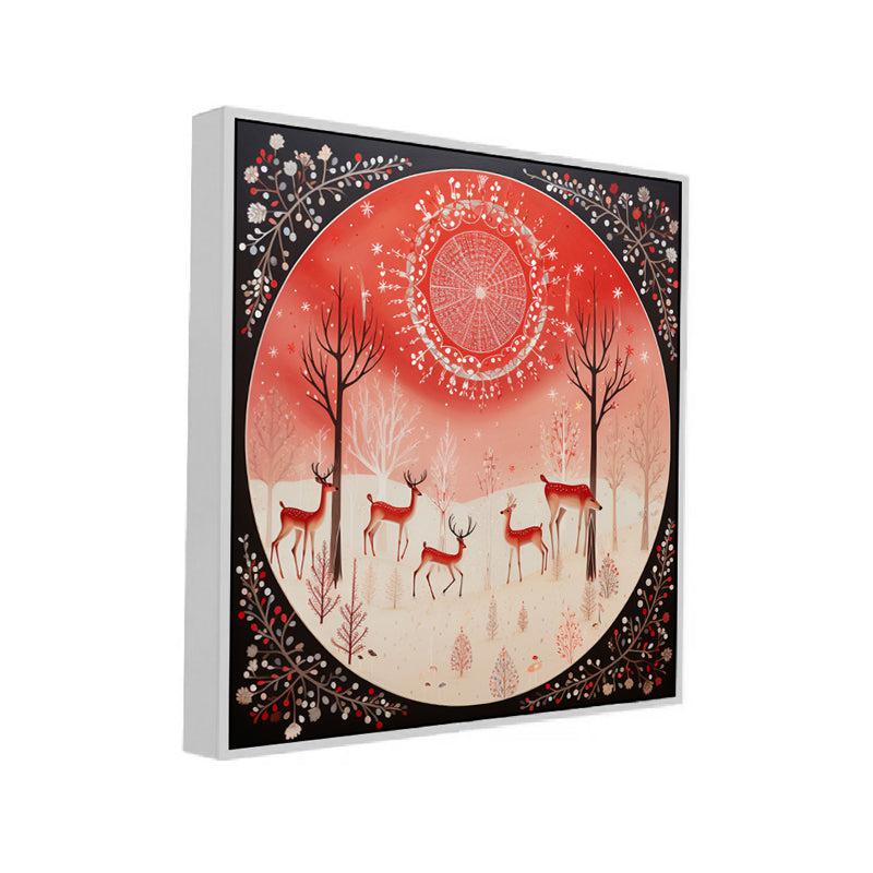 Warm Yuletide Glow Wall Painting media 3