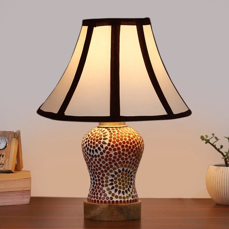 Aranya Wooden Table Lamp - Multicolor media 3