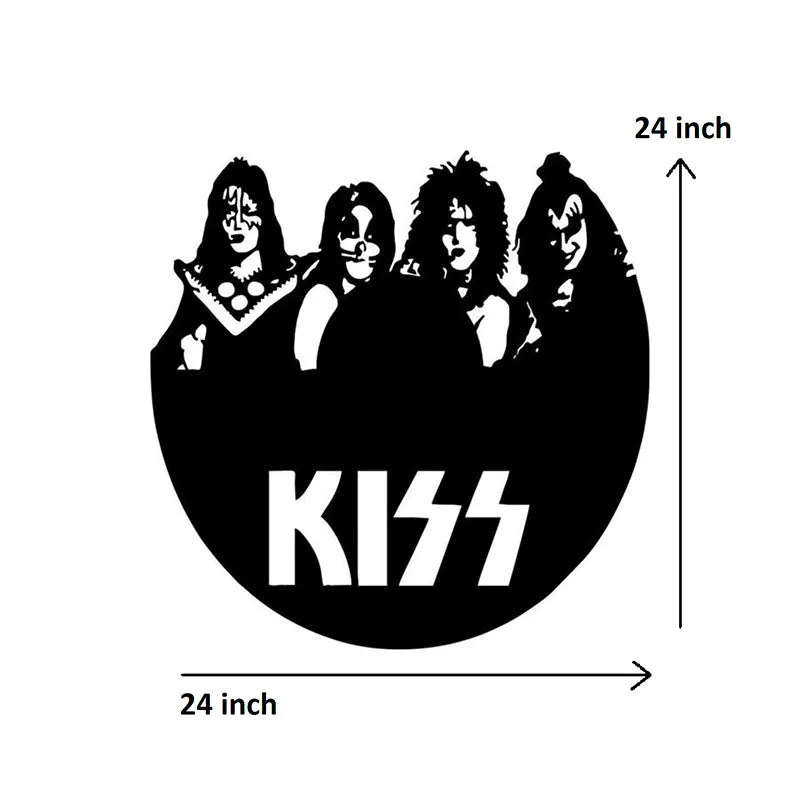 Kiss Black Iron Wall Accent media 5