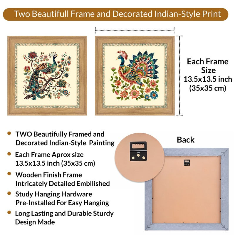 Mayura Ethnika Wall Art - Set Of Two media 9