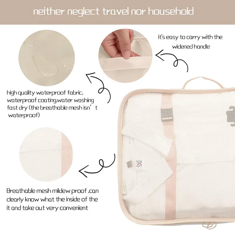 Robbie Travel Organizer (Pink) - Seven Piece Set media 5