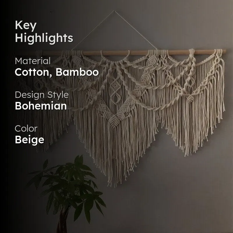 Remia Macrame Cotton Wall Accent media 2