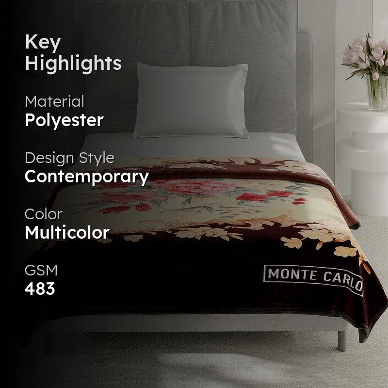 Monte Carlo Blossom Embrace Blanket - 483 GSM media 2