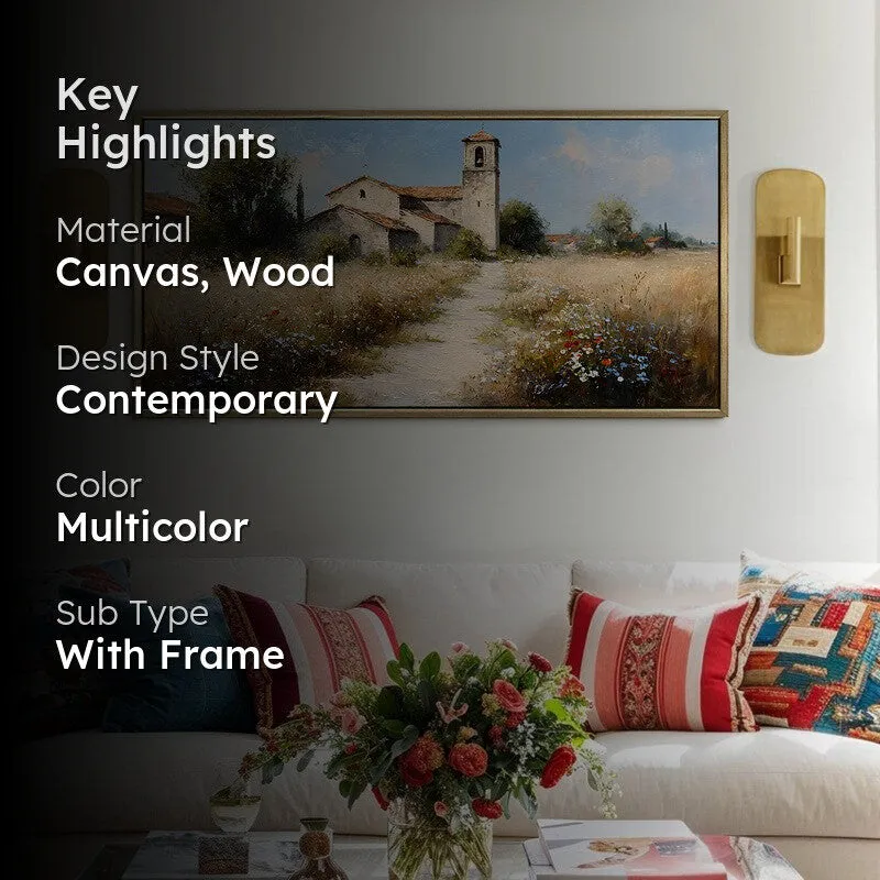 Old Homestead Canvas Wall Painting With Frame media 2