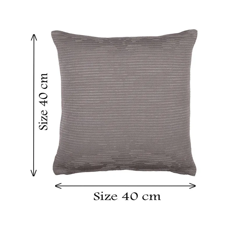 Linear Flow Cushion Cover (Grey) - Set of Two media 6
