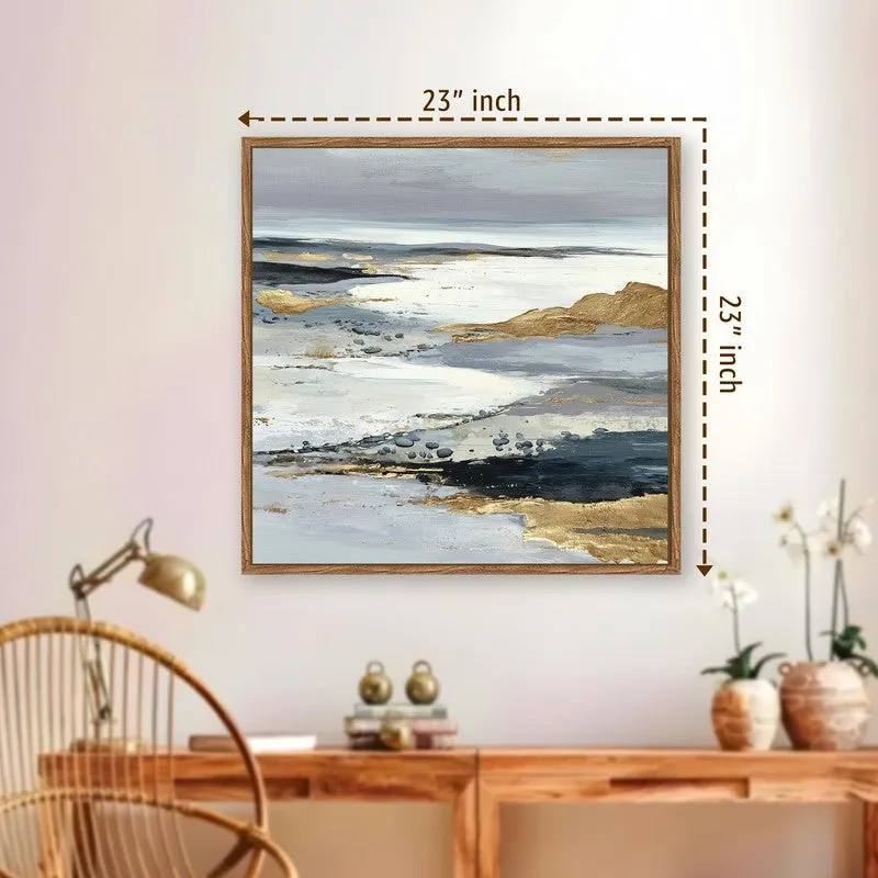 Peaceful Shores Canvas Wall Art With Frame media 10