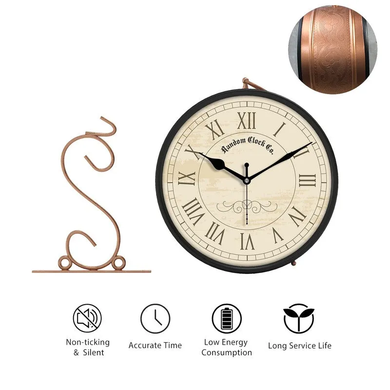 Heritageon Double Sided Wall Clock media 7