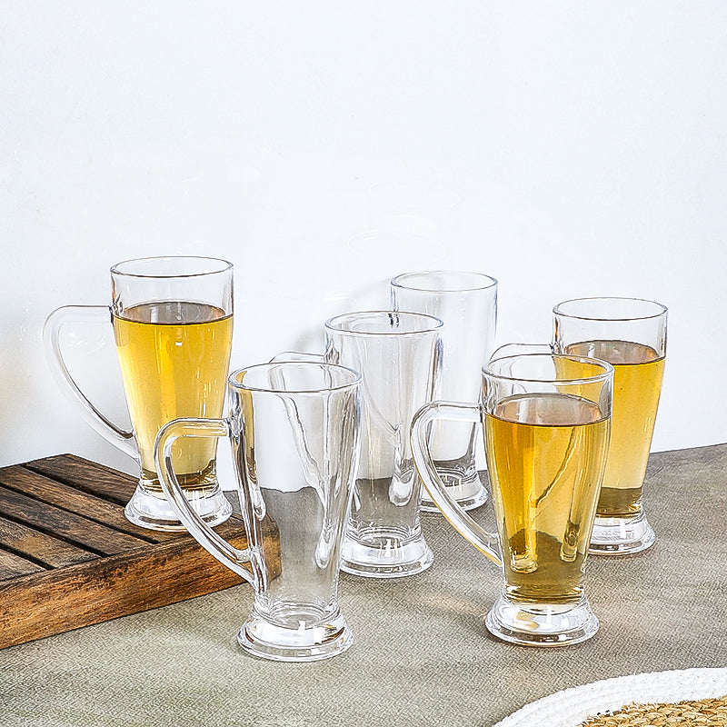 Tiera Beer Mug (250 ML) - Set Of Six