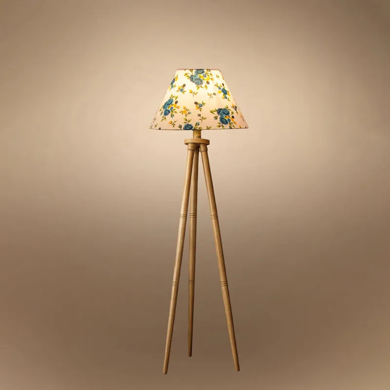 Fleura Cone Tripod Floor Lamp - Blue media 4