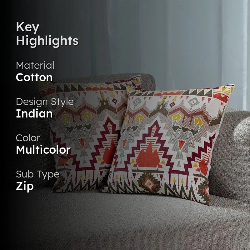 Tribal Treasure Cushion Cover - Set Of Two media 2
