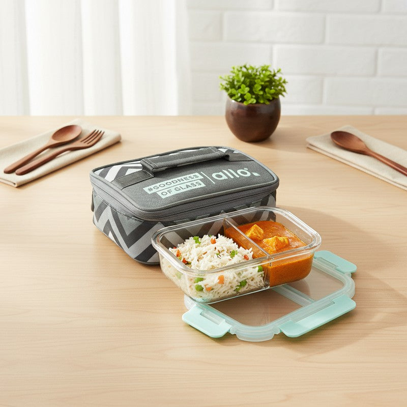 Morsel Leak Proof Glass Lunch Box - 580 ML media 3