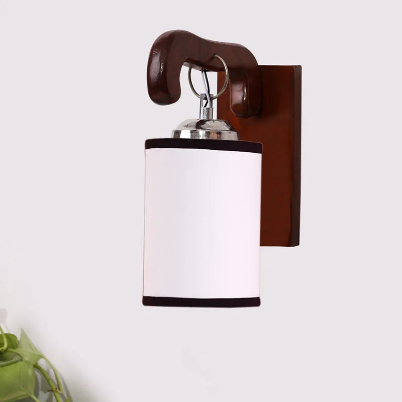 Klarion Edge Wooden Wall Lamp - White media 3