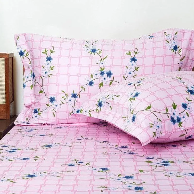 Astha Printed Cotton Bedsheet - 300 TC media 5