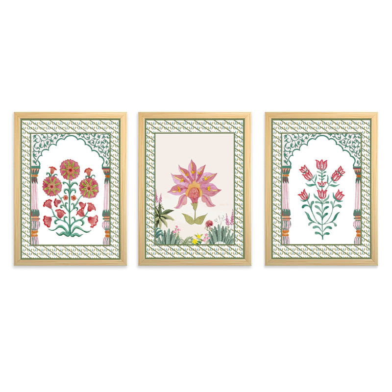 Roha Ethnic Wall Art - Set Of Three media 5