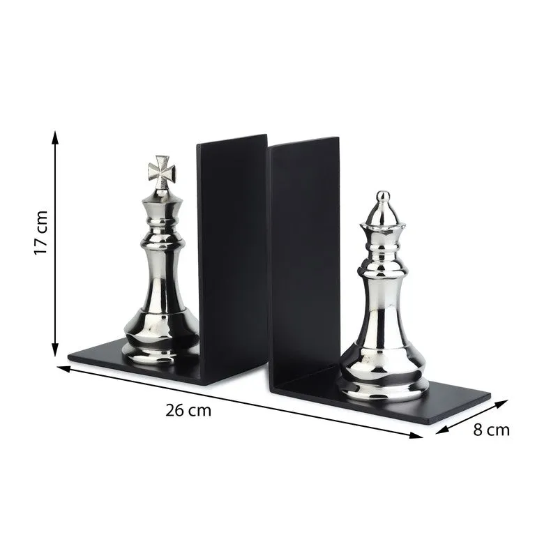 Book Mate Bookends (Silver) - Set Of Two media 7